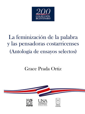 cover image of La feminización de la palabra y las pensadoras costarricenses